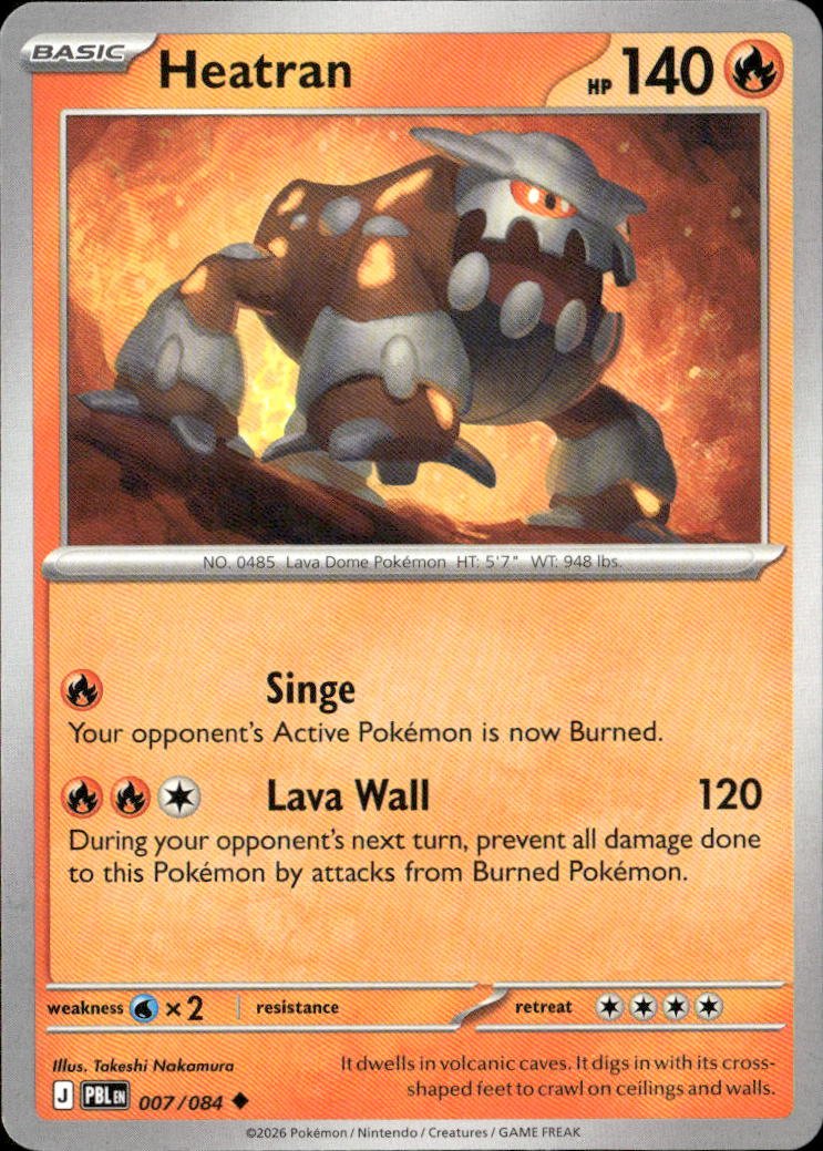2026 Pokemon Mega Evolution Heatran graded slab