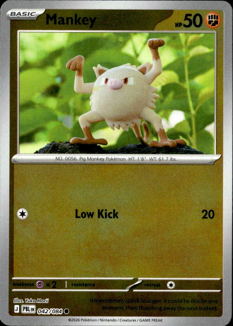 2026 Pokemon Mega Evolution Mankey graded slab