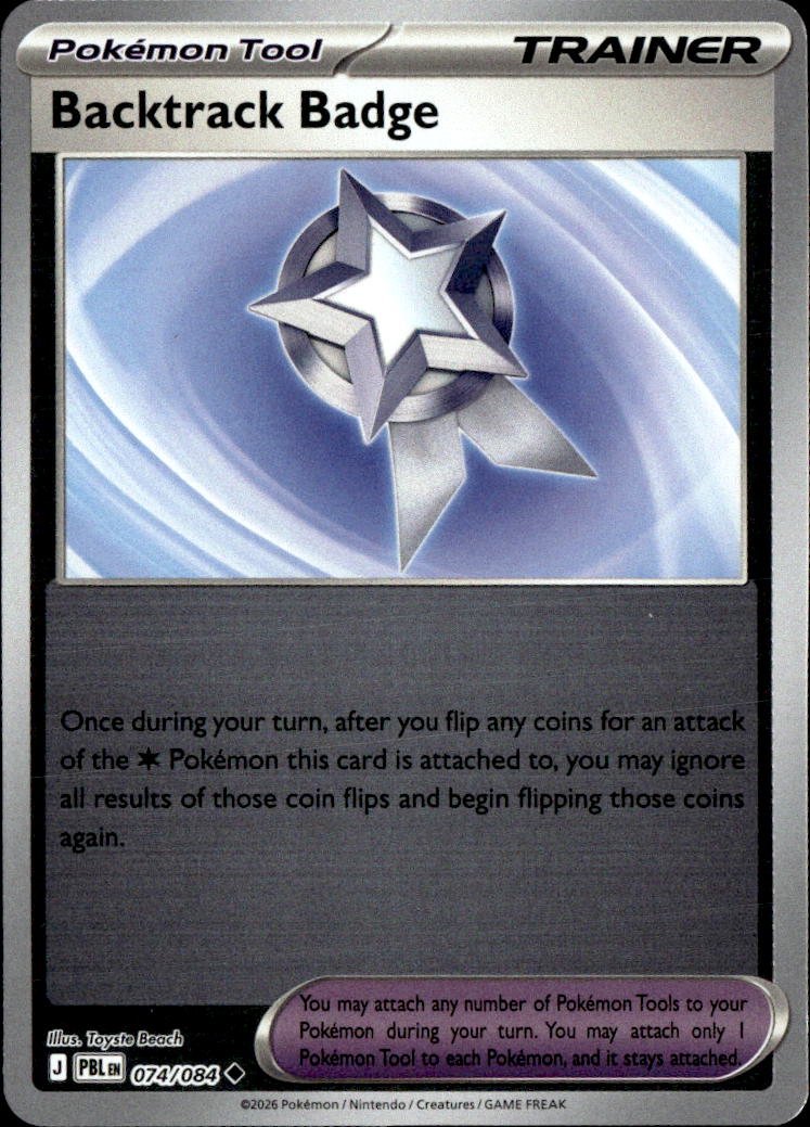 Backtrack Badge graded slab