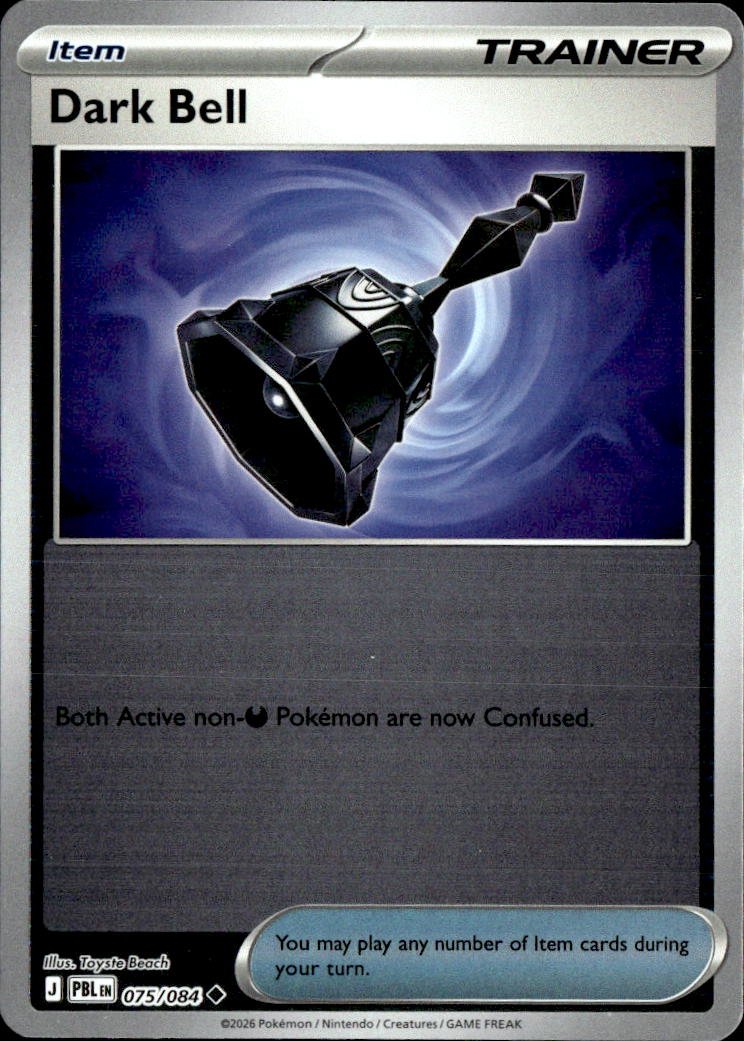 2026 Pokemon Mega Evolution Dark Bell graded slab