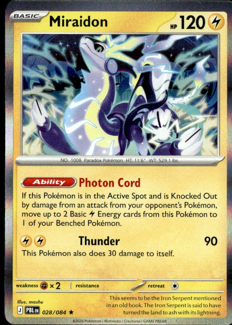 2026 Pokemon Mega Evolution Miraidon graded slab