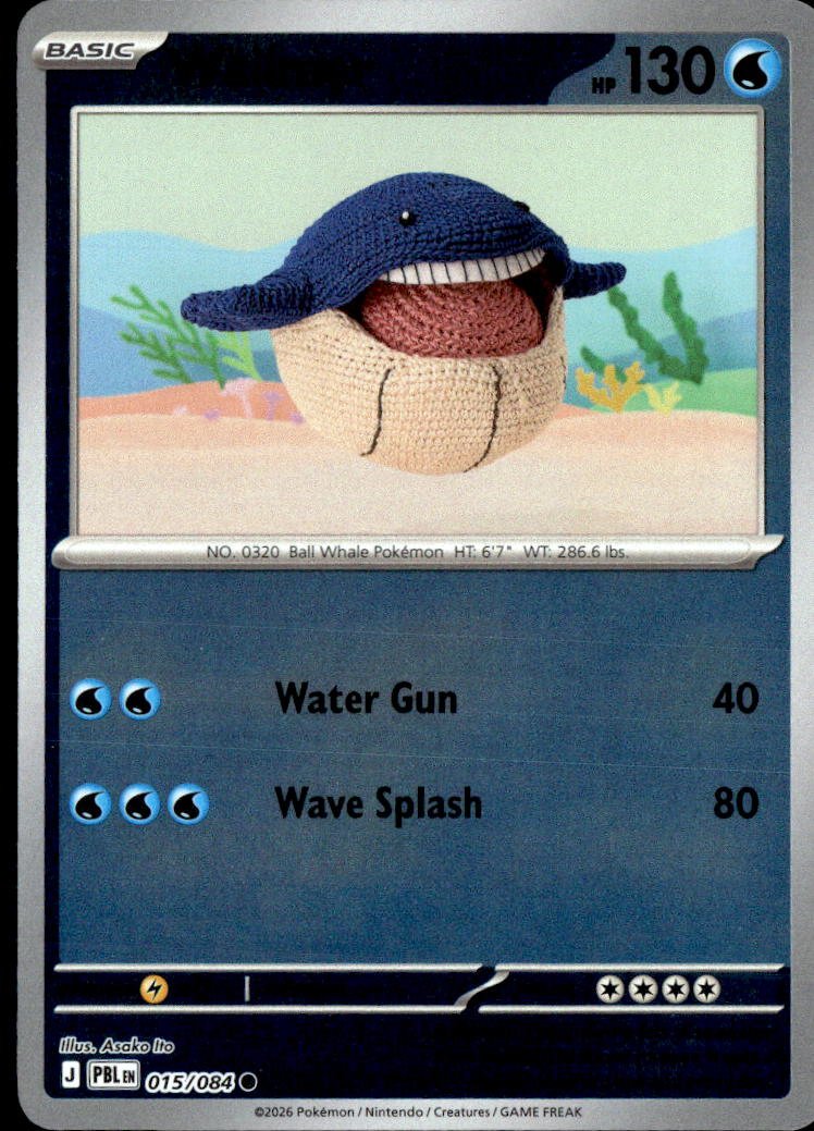 2026 Pokemon Mega Evolution Wailmer graded slab