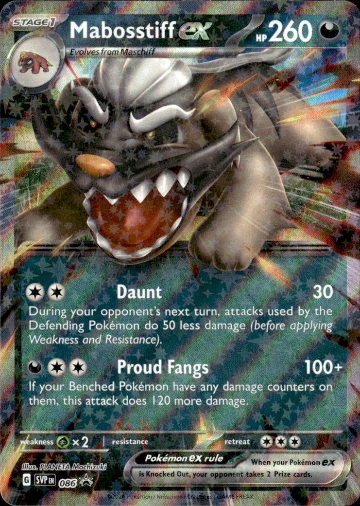2024 Pokemon Svp Mabostiff Ex graded slab