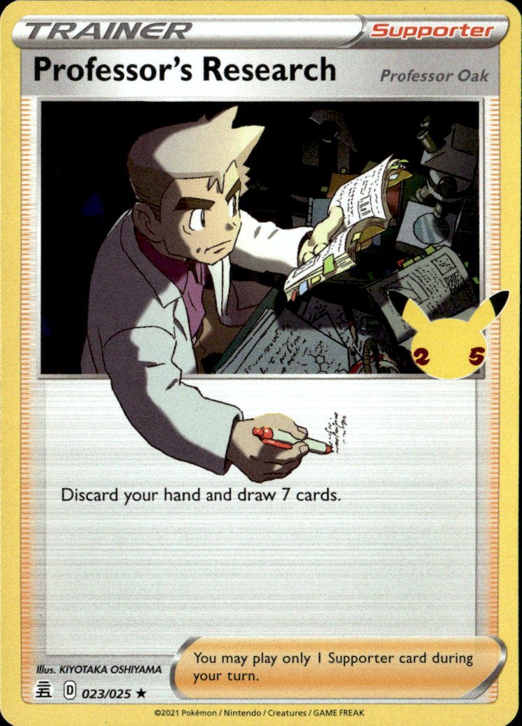 2021 Pokemon Sword And Shield Professor'S Research Professor graded slab