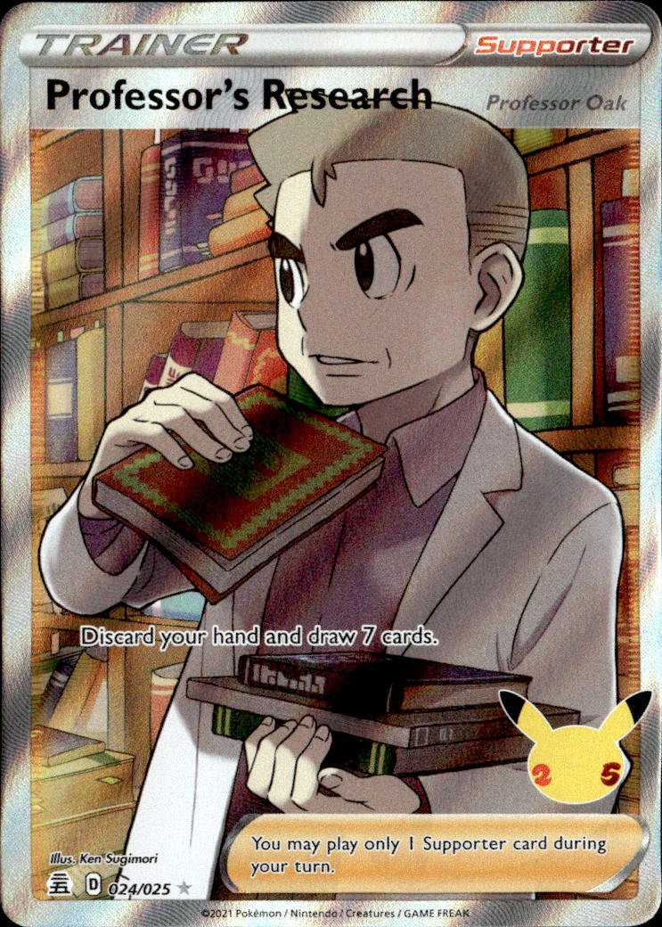 2021 Pokemon Sword And Shield Professor'S Research Full graded slab
