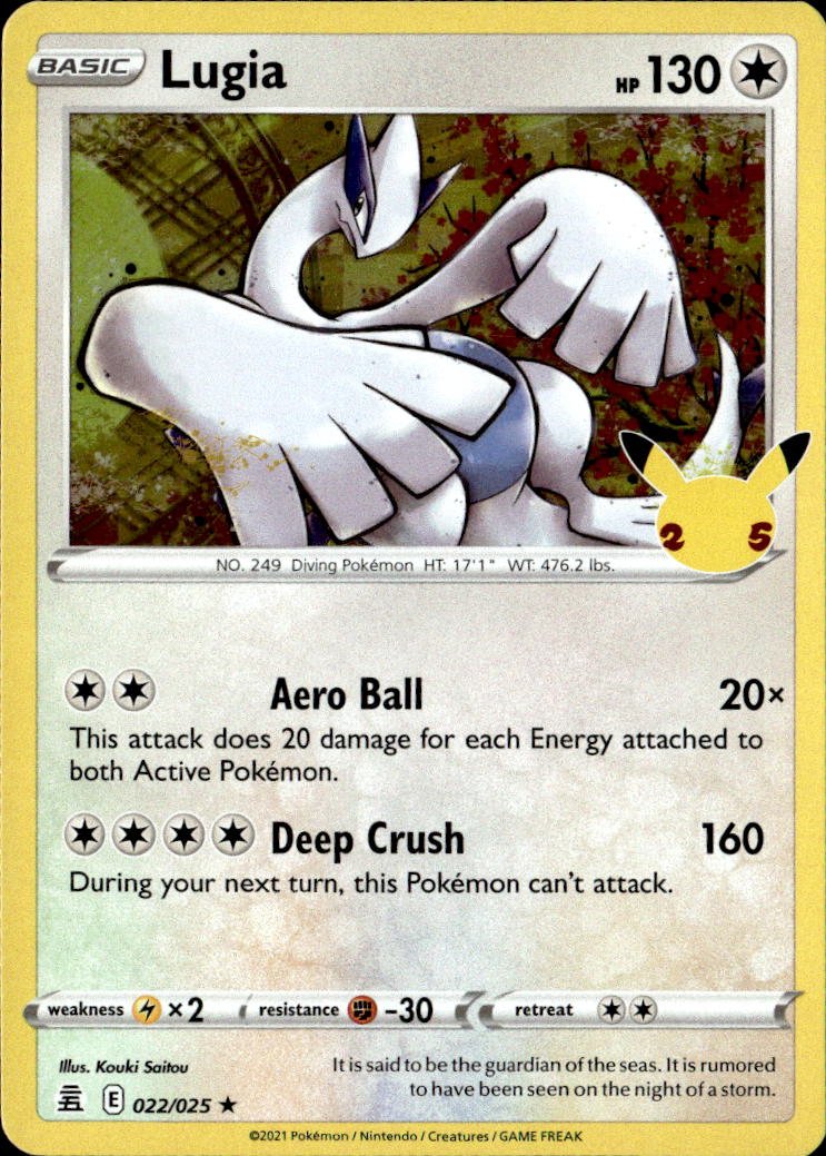 2021 Pokemon Sword And Shield Lugia graded slab
