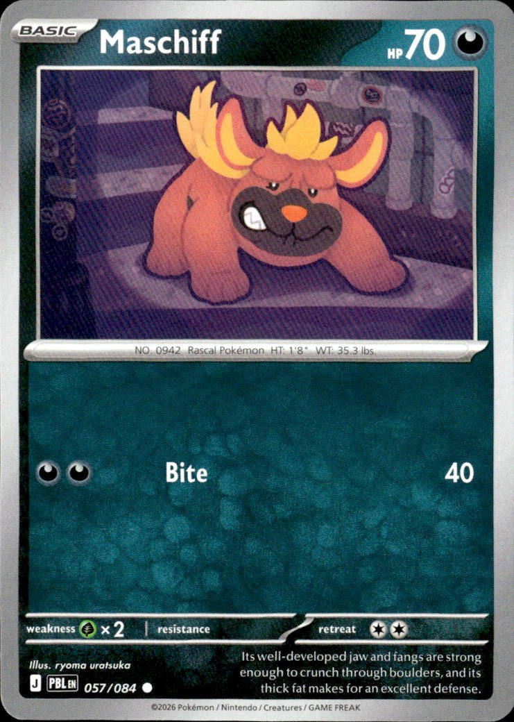2026 Pokemon Mega Evolution Maschiff graded slab