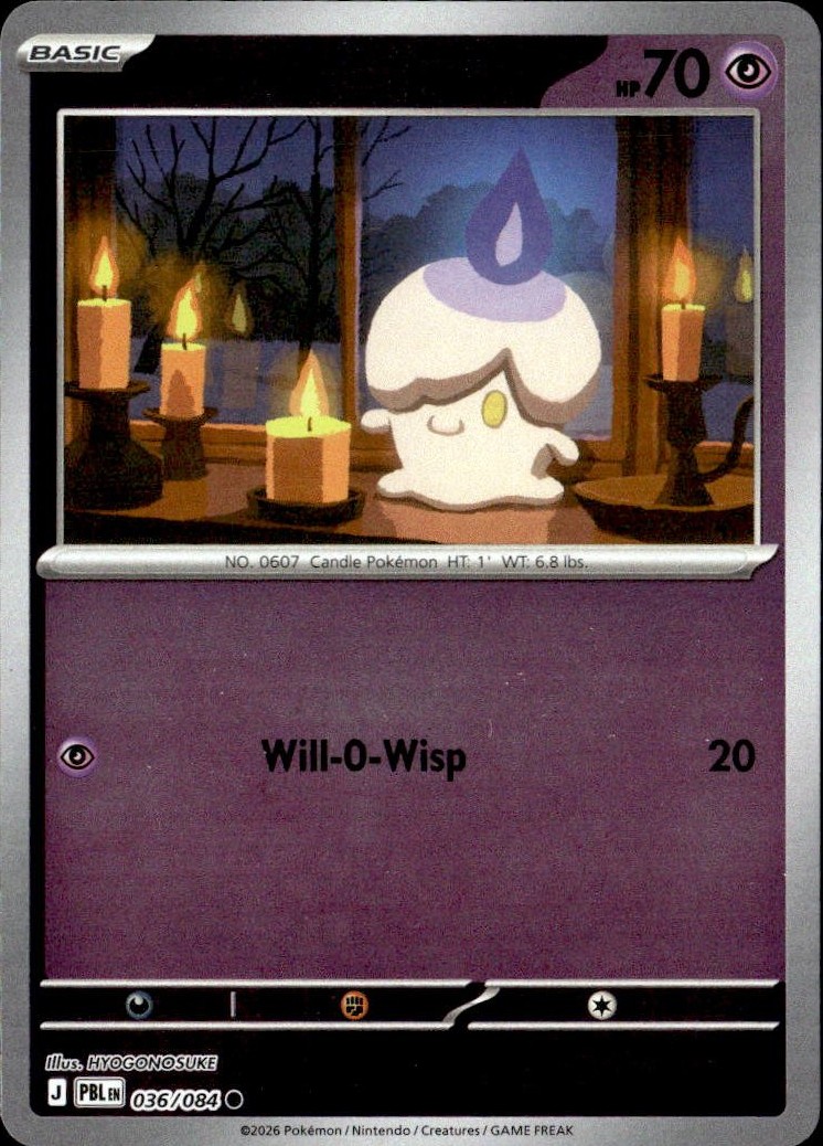 2026 Pokemon Mega Evolution Litwick graded slab