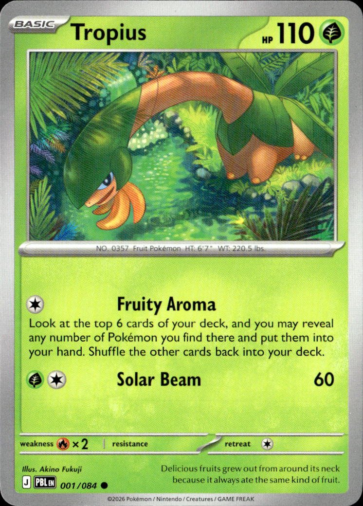 2026 Pokemon Mega Evolution Tropius graded slab