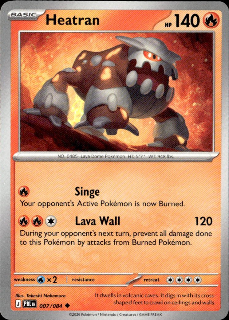 2026 Pokemon Mega Evolution Heatran graded slab