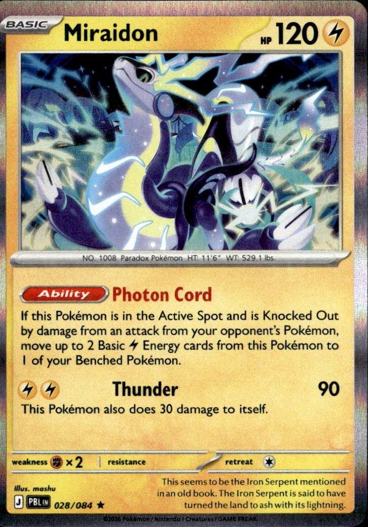 2026 Pokemon Mega Evolution Miraidon graded slab