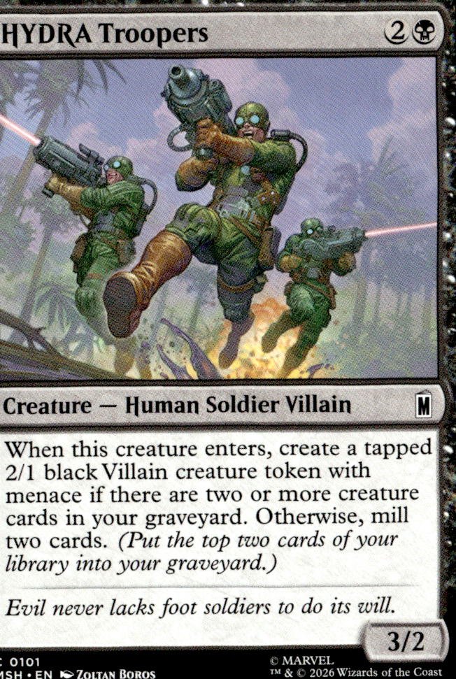 2026 Mtg Msh En Hydra Troopers graded slab