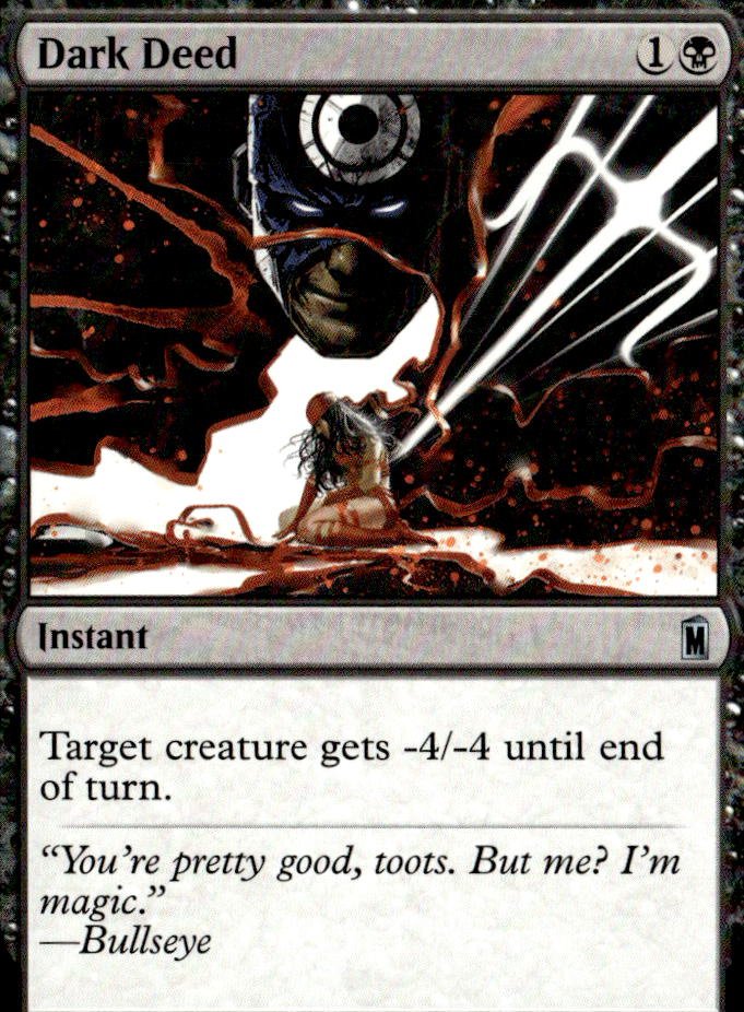 2026 Mtg Msh En Dark Deed graded slab
