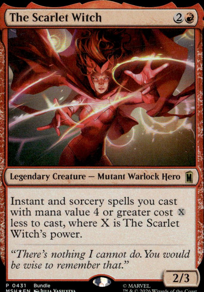 2026 Mtg Msh En The Scarlet Witch graded slab