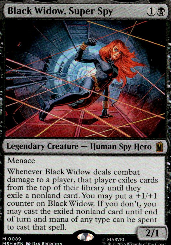 Black Widow, Super Spy graded slab