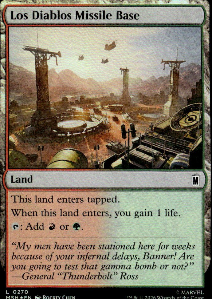 2026 Mtg Msh En Los Diablos Missile Base graded slab