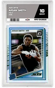 2025 OPTIC HOLO #285 ARIAN SMITH MPE 10 GEM/MT — graded card up for auction