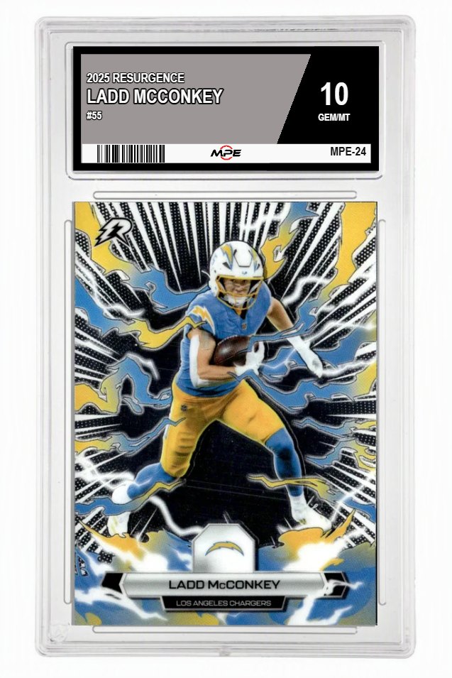 2025 RESURGENCE #55 LADD MCCONKEY MPE 10 GEM/MT — graded card auctioned from the MPE vault