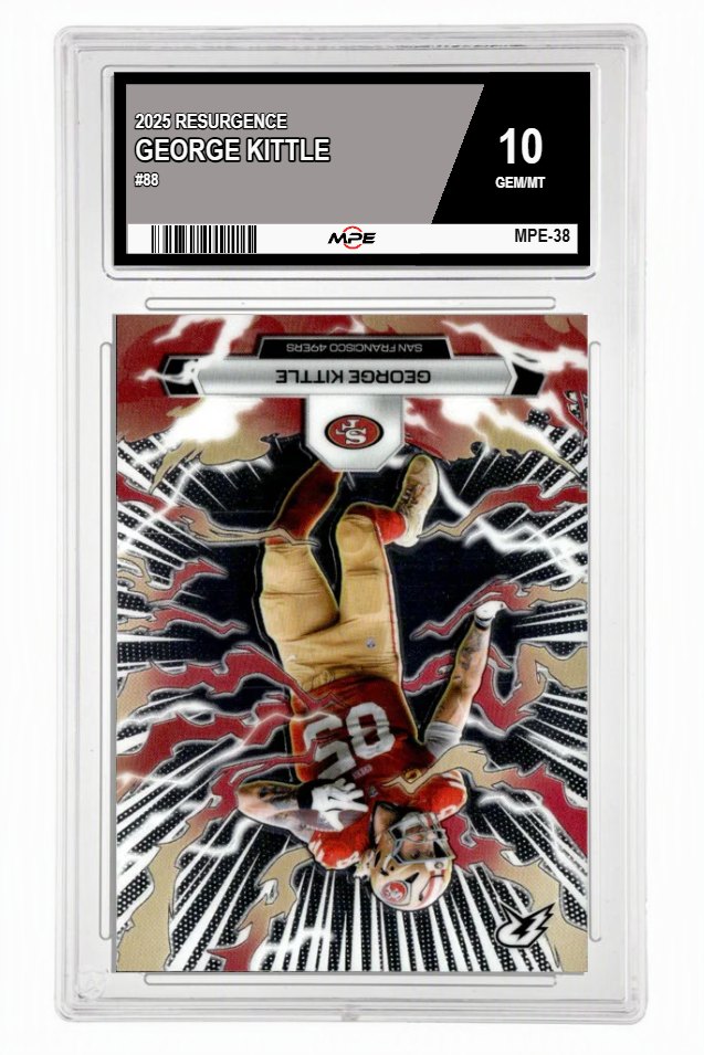 2025 RESURGENCE #88 GEORGE KITTLE MPE 10 GEM/MT — graded card auctioned from the MPE vault