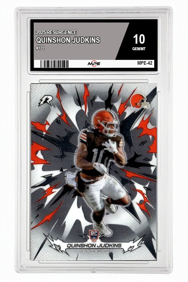 2025 RESURGENCE #122 QUINSHON JUDKINS MPE 10 GEM/MT — graded card auctioned from the MPE vault