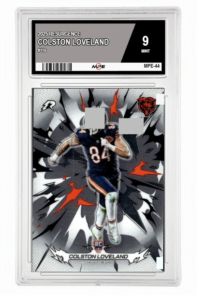 2025 RESURGENCE #116 COLSTON LOVELAND MPE 9 MINT — graded card auctioned from the MPE vault