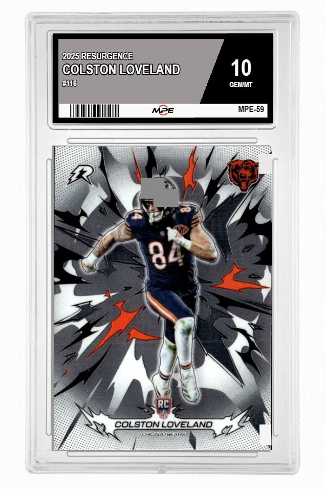 2025 RESURGENCE #116 COLSTON LOVELAND MPE 10 GEM/MT — graded card auctioned from the MPE vault