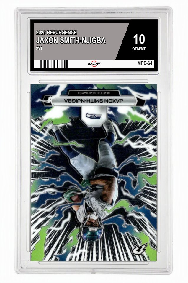 2025 RESURGENCE #91 JAXON SMITH-NJIGBA MPE 10 GEM/MT — graded card auctioned from the MPE vault