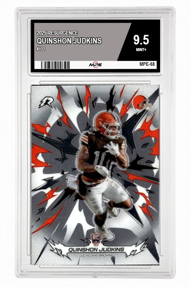 2025 RESURGENCE #122 QUINSHON JUDKINS MPE 9.5 MINT+ — graded card auctioned from the MPE vault