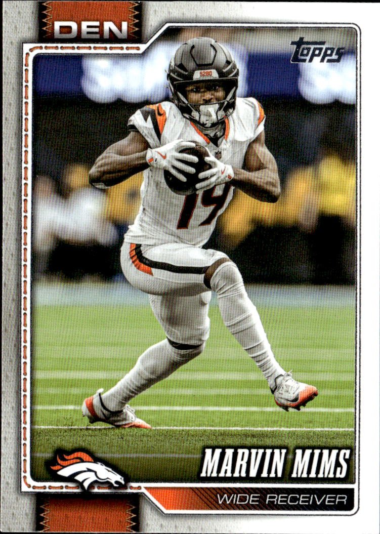 2026 Topps Marvin Mims graded slab