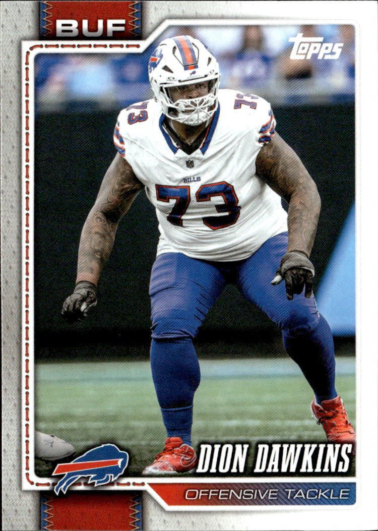 2026 Topps Dion Dawkins graded slab