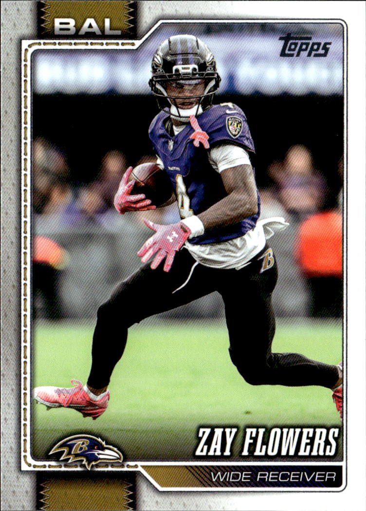2026 Topps Zay Flowers graded slab