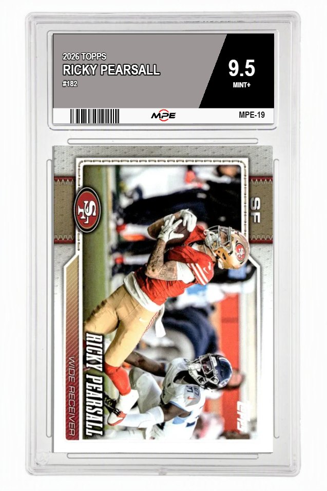 2026 TOPPS #182 RICKY PEARSALL MPE 9.5 MINT+ — graded card auctioned from the MPE vault