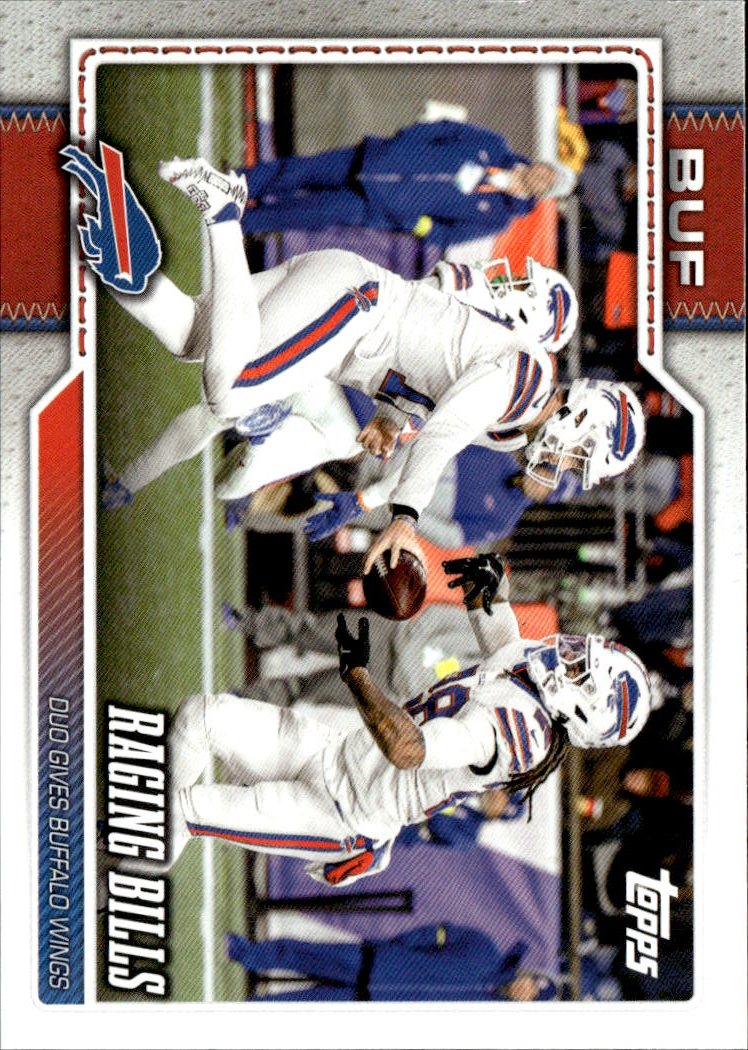 2026 Topps Raging Bills graded slab