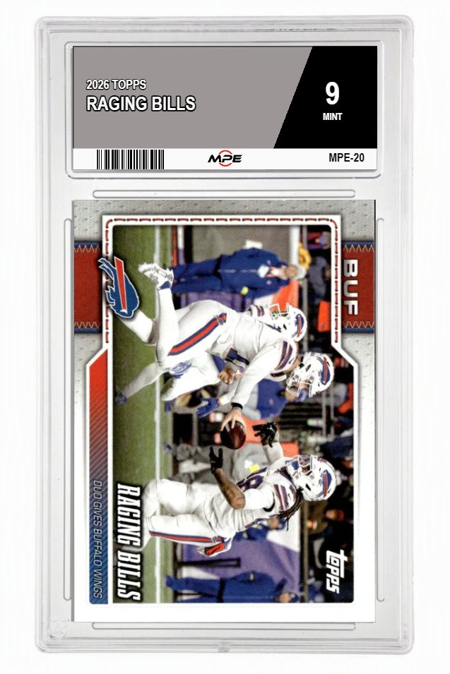 2026 TOPPS RAGING BILLS MPE 9 MINT — graded card auctioned from the MPE vault