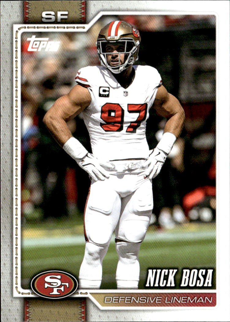 2026 Topps Nick Bosa graded slab
