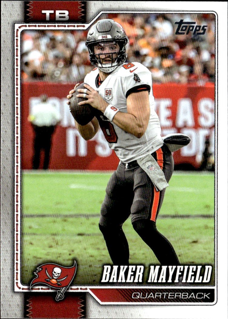 2026 Topps Baker Mayfield graded slab