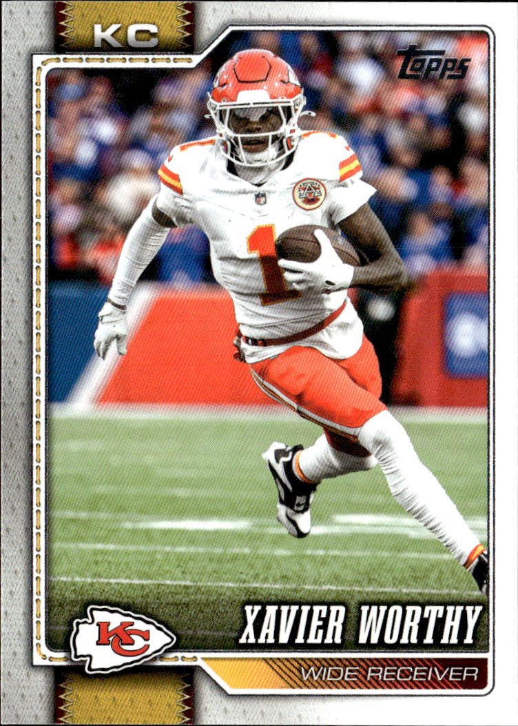 2026 Topps Xavier Worthy graded slab