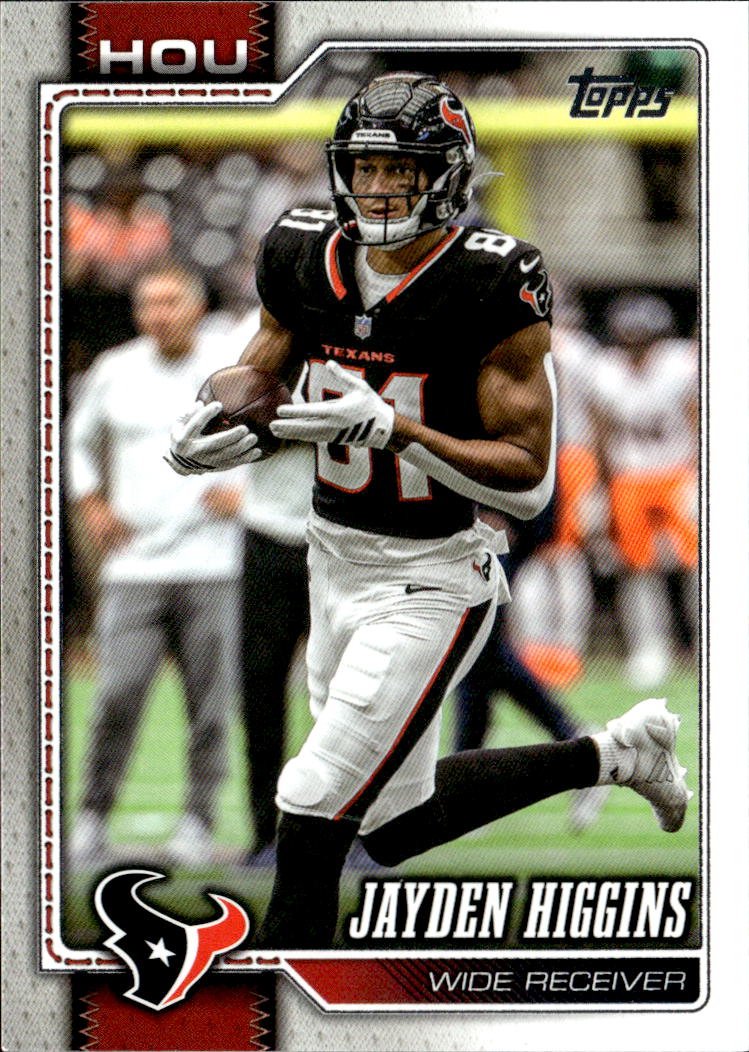 2026 Topps Jayden Higgins graded slab