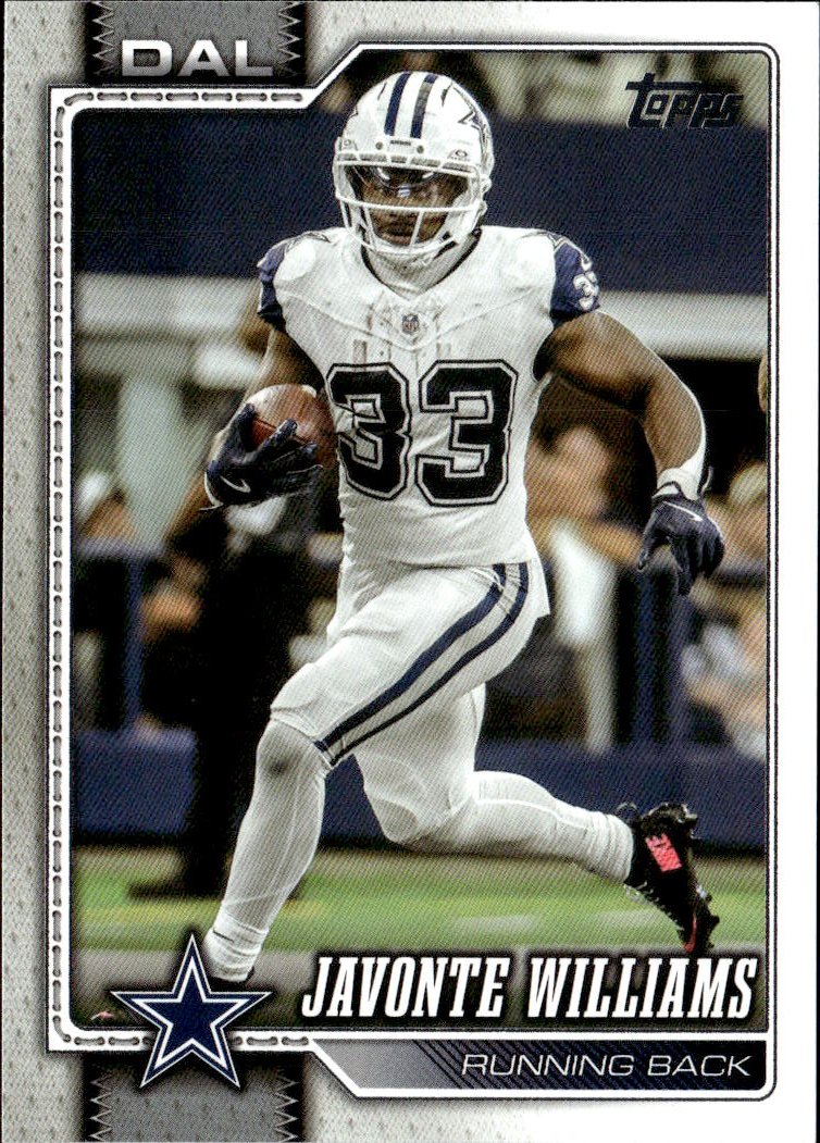 Javonte Williams graded slab