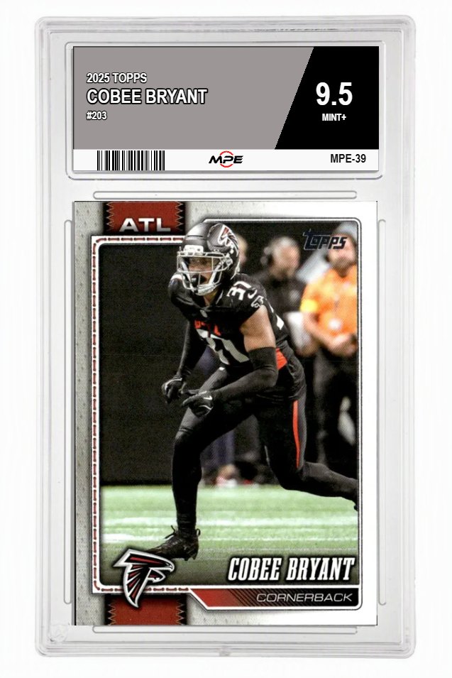2025 TOPPS #203 COBEE BRYANT MPE 9.5 MINT+ — graded card auctioned from the MPE vault