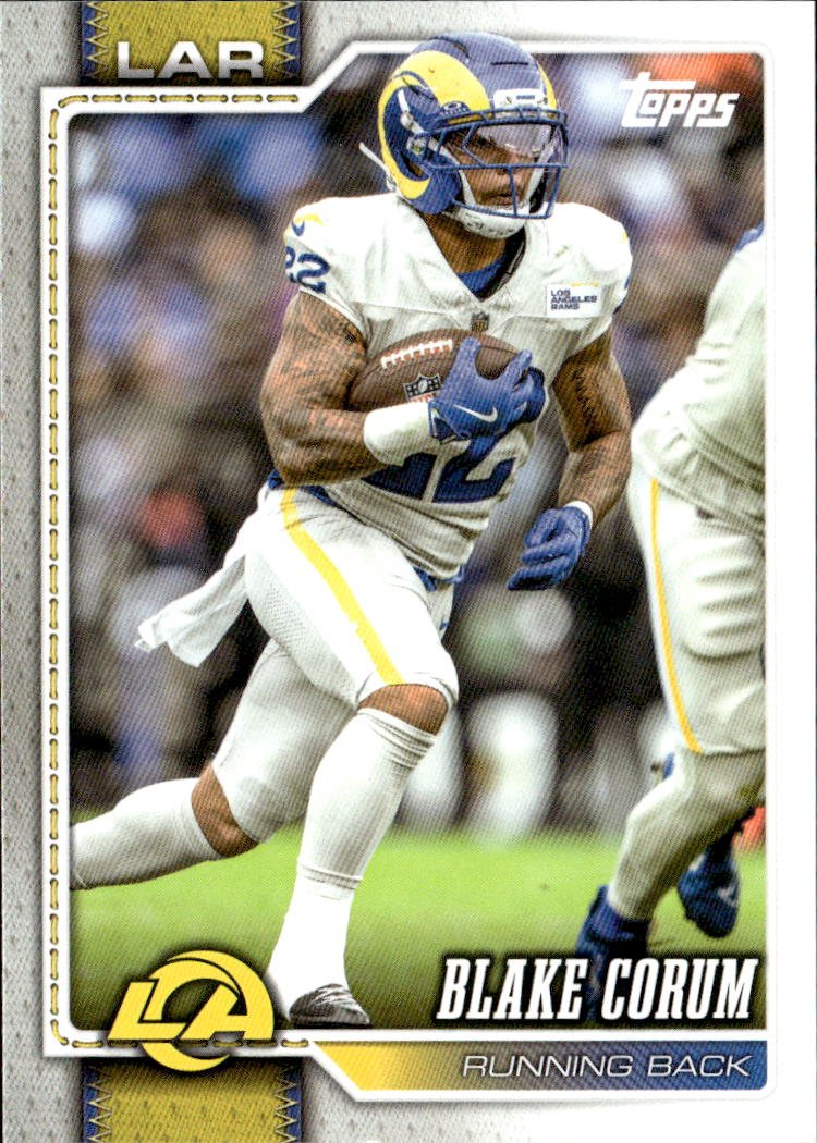 2025 Topps Blake Corum graded slab