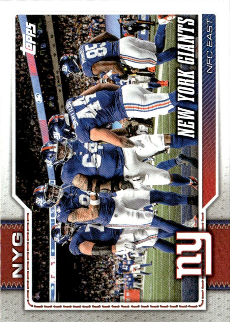 New York Giants graded slab
