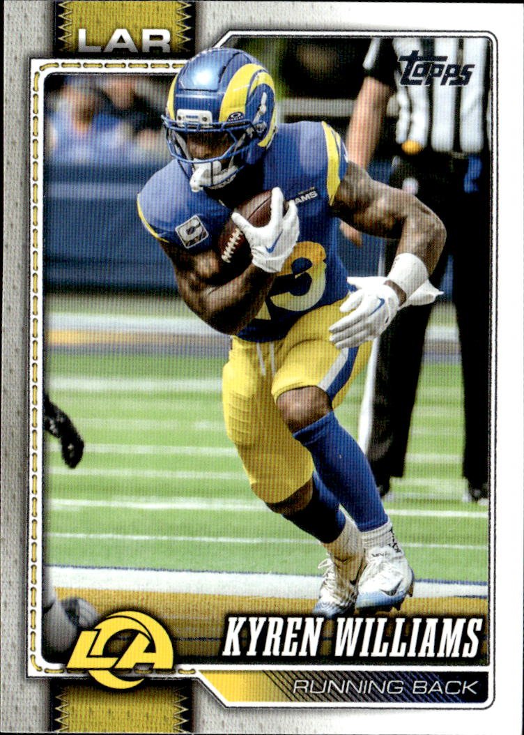 2025 Topps Kyren Williams graded slab