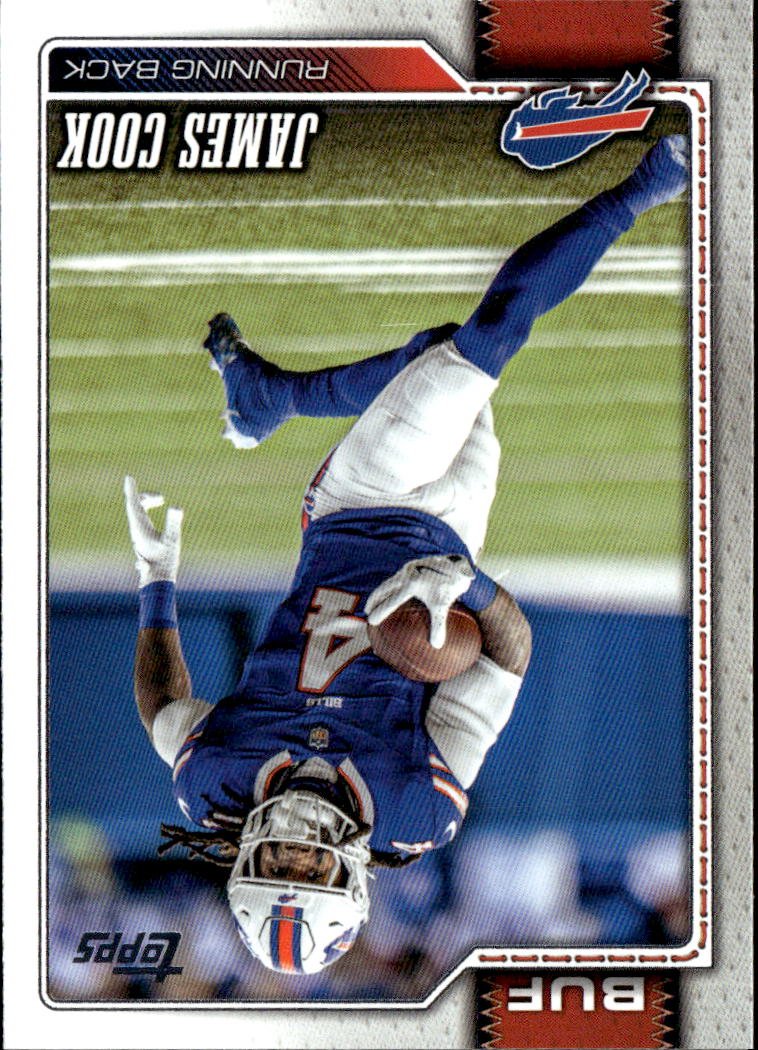 2025 Topps James Cook graded slab