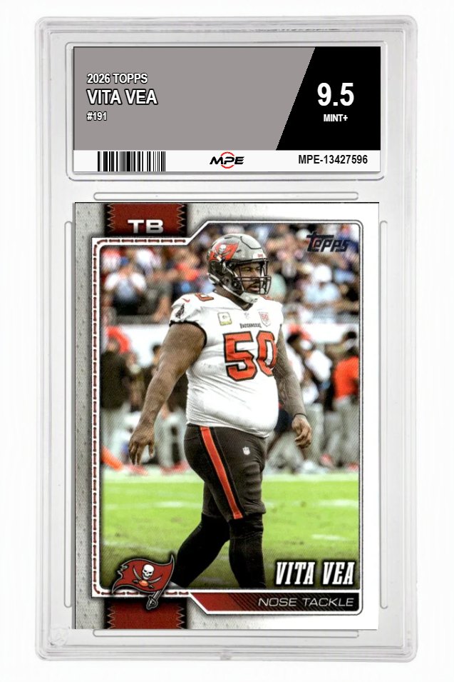 2026 TOPPS #191 VITA VEA MPE 9.5 MINT+ — graded card auctioned from the MPE vault