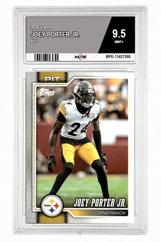 2026 TOPPS #171 JOEY PORTER JR. MPE 9.5 MINT+ — graded card auctioned from the MPE vault