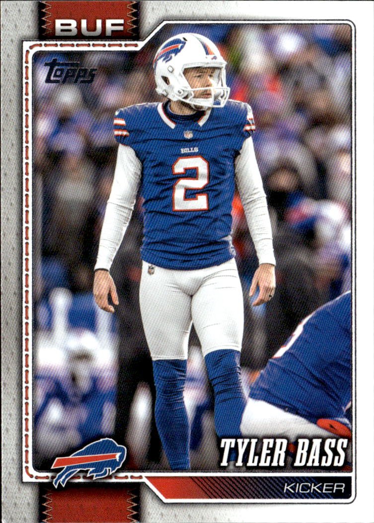 2026 Topps Tyler Bass graded slab