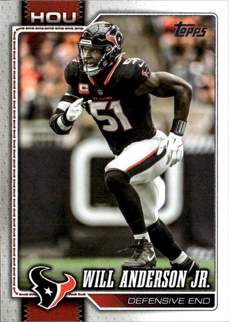 2026 Topps Will Anderson Jr. graded slab