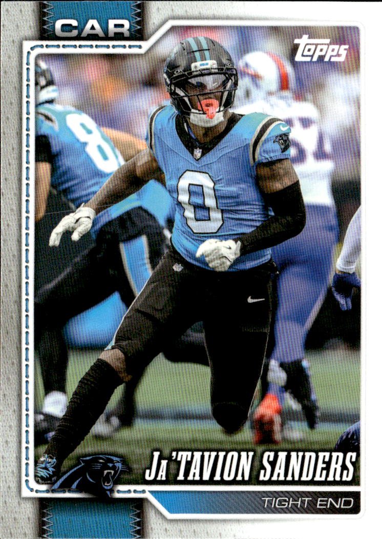 2026 Topps Ja'Tavion Sanders graded slab