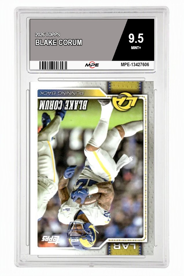 2026 TOPPS BLAKE CORUM MPE 9.5 MINT+ — graded card auctioned from the MPE vault